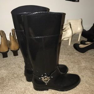 Michael Kors Black rain boots